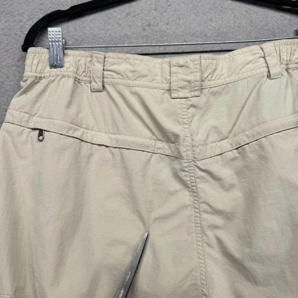Vtg Columbia Shorts Mens Size L‎ Khaki Tan Ripstop Cargo Hiking Gorpcore Nylon